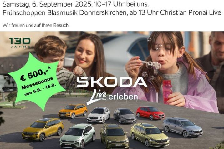 Skoda Live Erleben