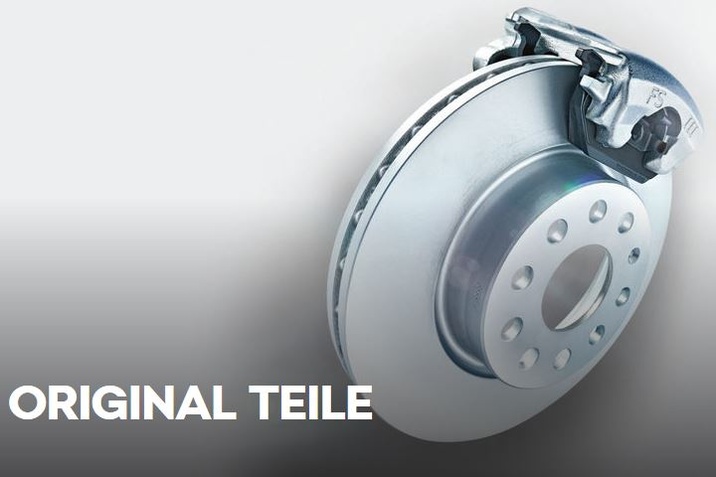 Original Teile Bremsscheibe mit Sattel